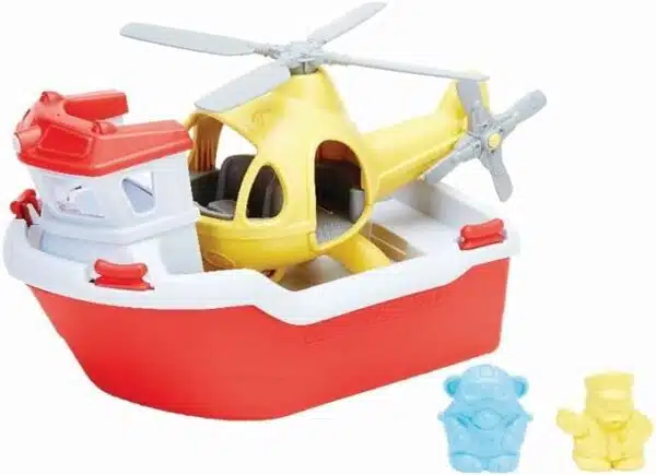 💬 🚨 Save 70% on this Red Rescue Boat and Helicopter from Green Toys! 🚤🚁    🌿