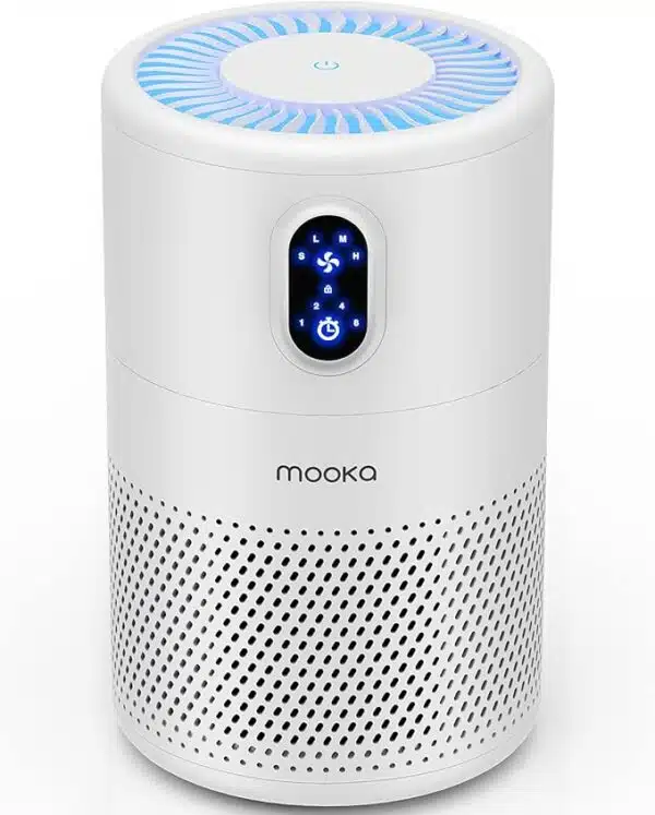 💬 Save 66% on MOOKA Air Purifier for large rooms🏠🌬️. With H13 HEPA filter, it removes smoke🚬, dust🌬️, pollen🌼, pet dander