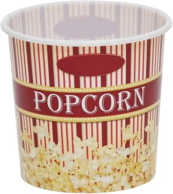 💬 Get your 🍿 cravings covered with Treats VKP1166 Popcorn Bucket, in Small and Burgundy. 🤩 Hurry! 🕛 75% off now!