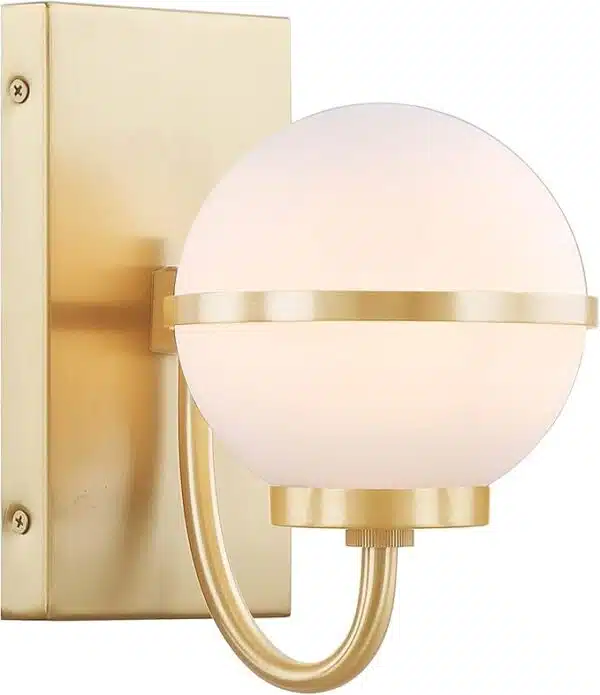 💬 Get your dream bathroom with Aspen Creative 62309 😍 1 light fixture in Warm Brass finish. Bulb not included.💡 Discount -71% ⬇️'