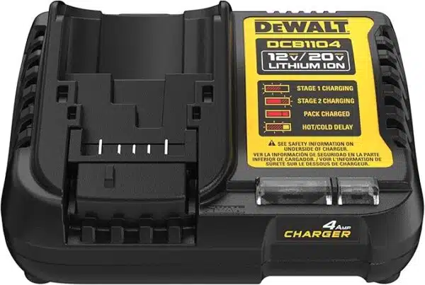 💬 💸 72% off DEWALT 12V/20V Battery Charger 🔋⚡️ Waterproof, 4 Amp ⚡️(DCB1104) ⛈️